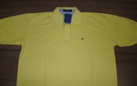 Camisa Tommy Hilfiger Polo Lisa Amarela