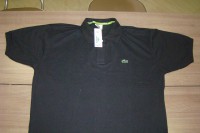 Camisa Lacoste Polo Lisa Preta